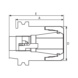 FAHRION Spannzangenfutter AD HSK 63 CP 32 Auskraglänge 160 mm Centro P - CENTRO|P Präzisions-Spannzangenfutter - 2