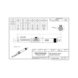 LEITECH Gewinde-Prüfdorn M 2 x 0,25 - 6H mit Nonius 0,1 mm - Gewinde-Grenzlehrdorn mit Tiefenmessung Hi-Res MF - 2