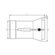 ORION Druckspannzange 185E (F66) Sechskant DIN 6343 SW 27,0 mm mit Querrillen - Druckspannzange DIN 6343 185 E, Sechskant - 2