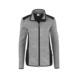 HAKRO Damen Strick-Fleecejacke, grau meliert, Gr. XL - Damen Strick-Fleecejacke Churchill - 1