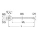 A-5555-0035 RENISHAW, Tastereinsatz - Tasteinsätze, Anschlussgewinde M5 - 2