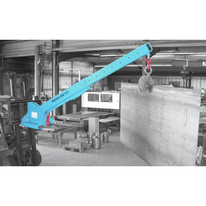 Telescopic load arm
