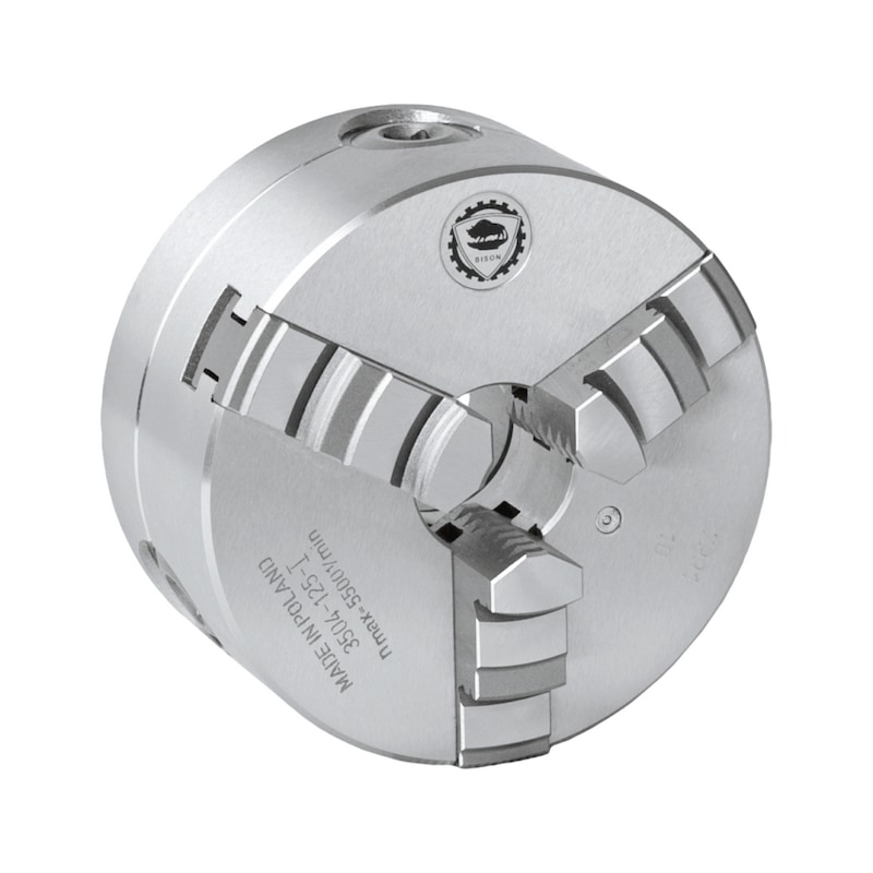 BISON 3jaw lathe chuck, spiral ring chuck
