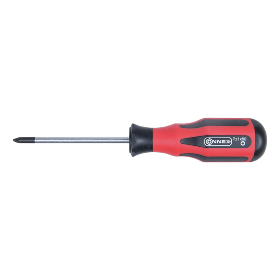 Screwdriver, cross-head PZ, 2-component handle