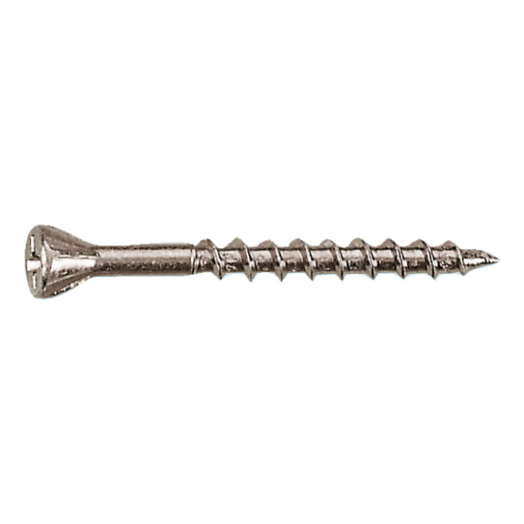 Ho-Bau screw, countersunk head, PH, coarse thread - PH.FLAT.HEAD.CHIB.SCR.4,2X65 ZP