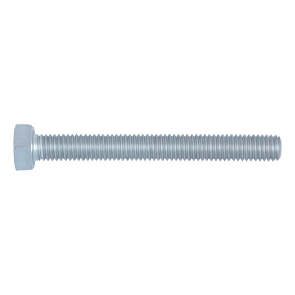 Hexagon screw, full thread - HEX BOLT ISO 4017 8.8 ZP M5X8