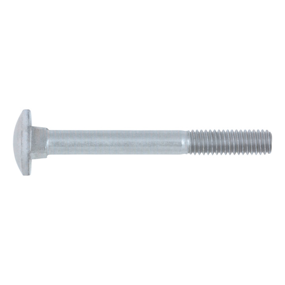 Lock screw, round pan head, square lock - DIN 603 8.8 ZP M8X30