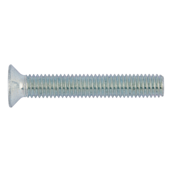 Slotted screw countersunk head DIN 965 - DIN 965 4.8 TX8 ZP M2,5X16