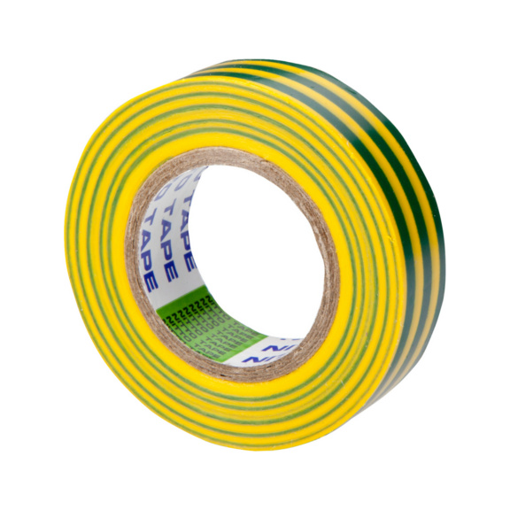 Insulation and protection tape Nitto 21 - INSUTPE-EL-YELLGRN-15MMX10M