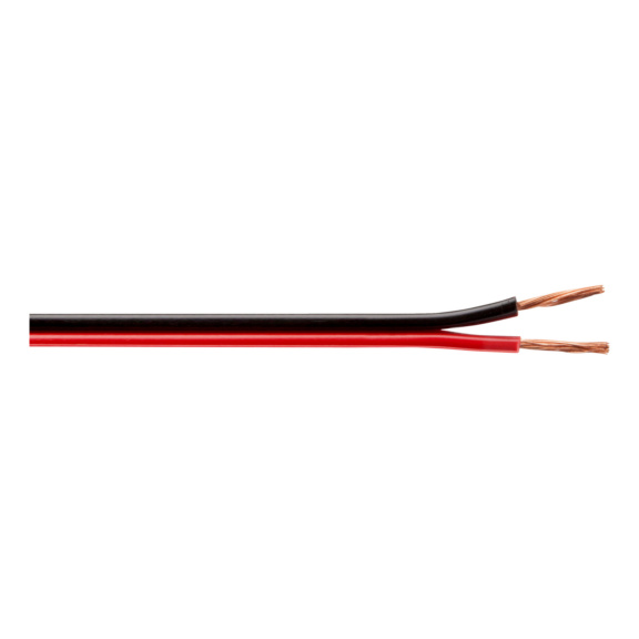 Weak current cable RKUB - RKUB 2X0,75MM2 RED/BLACK