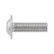 Hexagon socket screw, flat round head, flange - ISO 7380-2 A4/070 M5X20 - 1