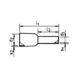 Wire end ferrule Insulated For one conductor - WIRE END SLEEVE 0,75X16/10 WT - 2