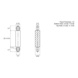 Circuit board support TRMDLSP2 - PIIRILEVYPID MM TRMDLSP2-22M-01 NAT - 2