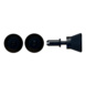 Plastic rivet black TRRT - SNAP RIVET PA TRRT3075 BK - 1