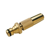 Spray nozzle plug-in couplings