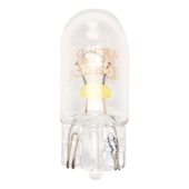 Glass socket bulb, vehicle