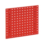 Base plate, perforated plate system