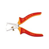 Wire stripping pliers, adjustable VDE