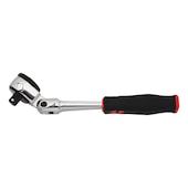 Jointed head ratchet 1/4 inch