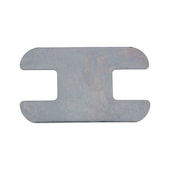 Clamp body securing plate