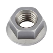 Hexagon nuts, flanged