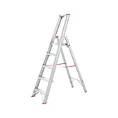 Standing ladder with platform