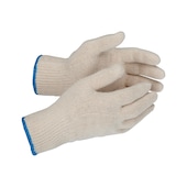 Beschermende handschoen, gebreid