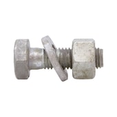 Hex head screw f. structural engineering