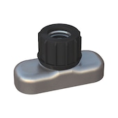 Ducting clamp nut support rail