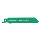 Sabre saw blade, stainless steel