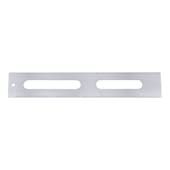 Carrier plate, recessed hinge, masked