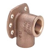 Gomito 90Gr flang. bronzo fil. F sald. 94471G VIE
