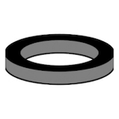 Gummidichtung für Belüfterkart. M22 PRG