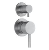 Steel misc. inc. doccia 2U con cart. deviatore PAF