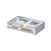 Wall-mounted ashtray w/glass tray A05300 Hot. IND