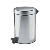 Waste bin w/lid and pedal AISI430 AV602B Hot. IND