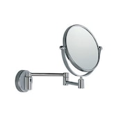 Dual swivel wall-mntd magnifying mirror AV058C IND
