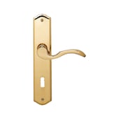 Door handle, brass, living/prvt quarters