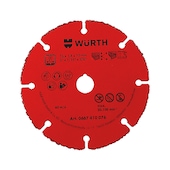WÜRTH Red Line Edelstahl Trennscheiben 125x1,0x22,23mm 0669230121 Würth Qualität 
