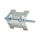Wedge clamp, C-mounting rail