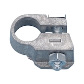 Battery terminal clamp, vehicle