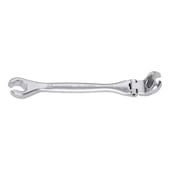 Double-end box wrench, open, metric