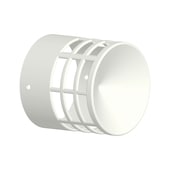 Griglia di scarico bianca in PP Pab STA