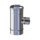 Racc. T 90GR rid. DN80 mono par. acc. inox Ps STA