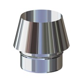 Cappello tronco conico mono par. acc. inox Ps STA