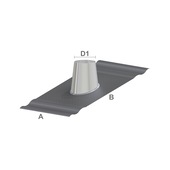 Faldale tetto inclinato 5-30GR inox Leadax Ps STA