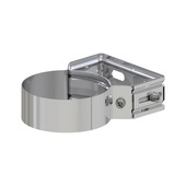 Fascetta murale regolabile in acciaio inox Ps STA