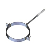 Fascetta murale con barra filett. acc. inox Ps STA