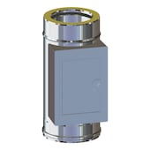 Camera racc. incombusti m/f dopp. par. inox Pd STA