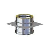 Piastra con elem. dir. m/f doppia par. inox Pd STA